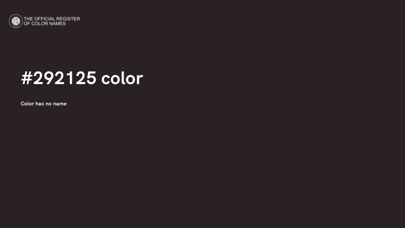 #292125 color image
