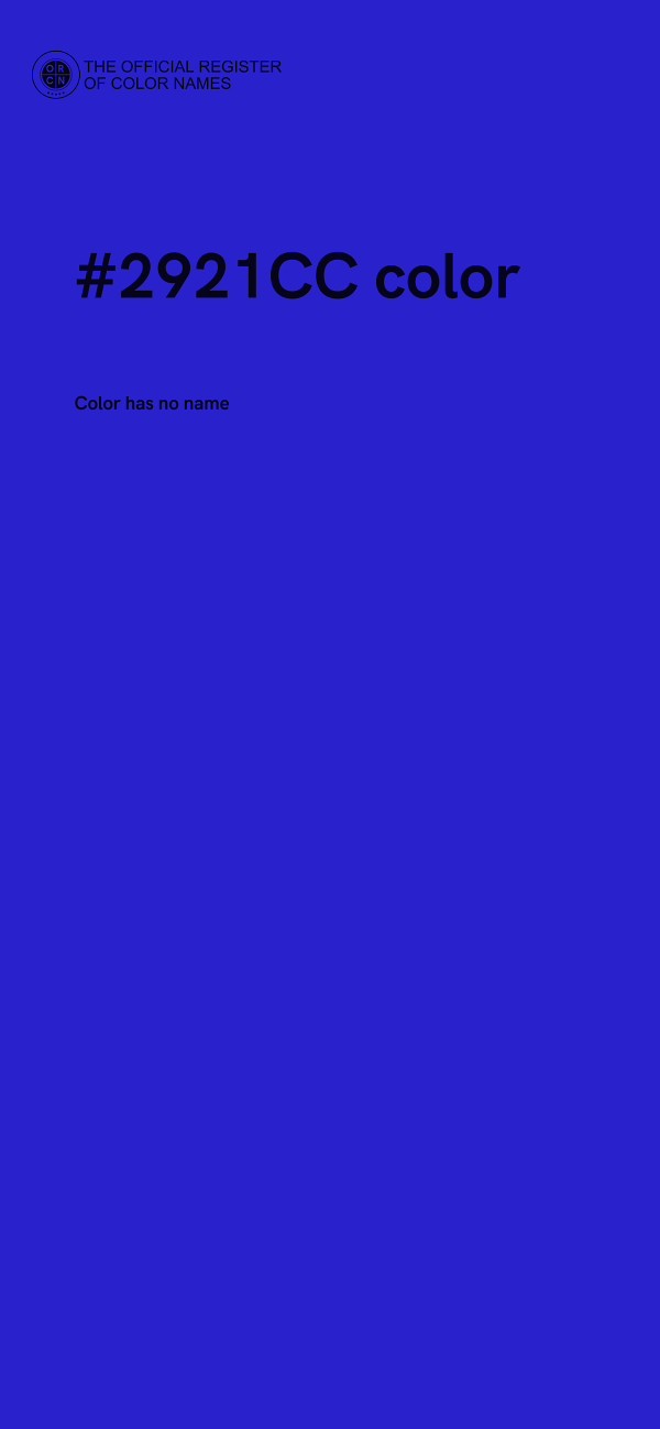 #2921CC color image