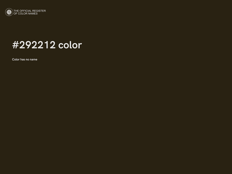 #292212 color image