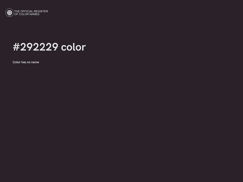 #292229 color image