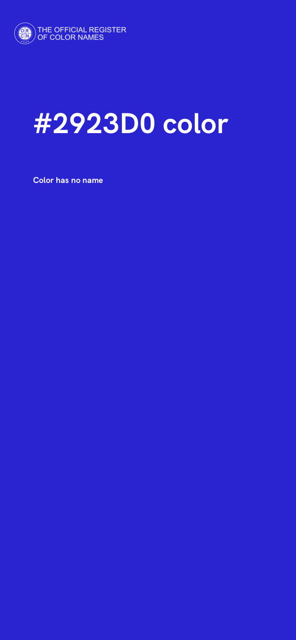 #2923D0 color image