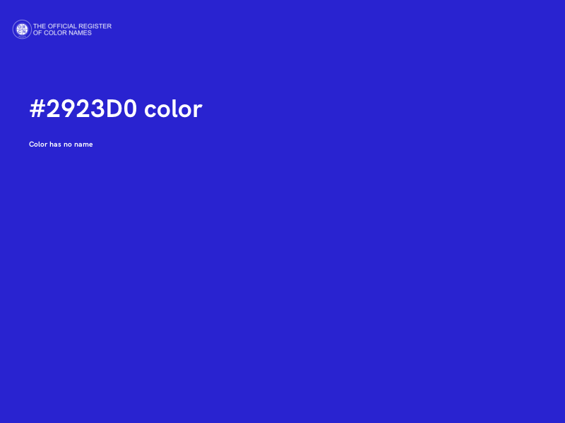 #2923D0 color image