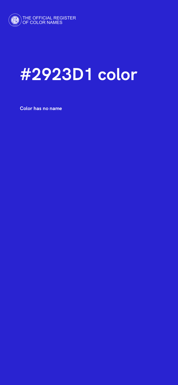 #2923D1 color image