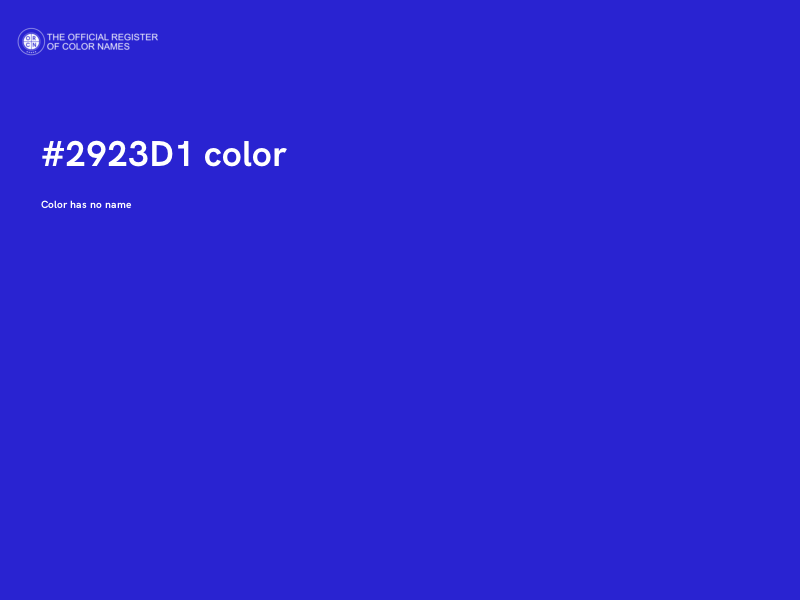 #2923D1 color image