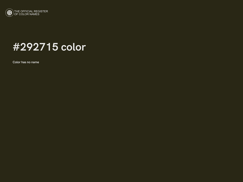 #292715 color image