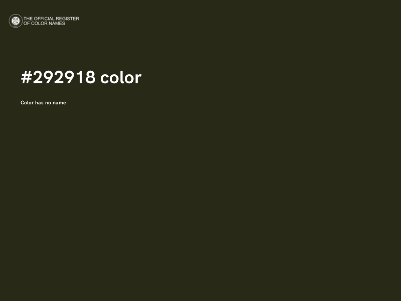 #292918 color image