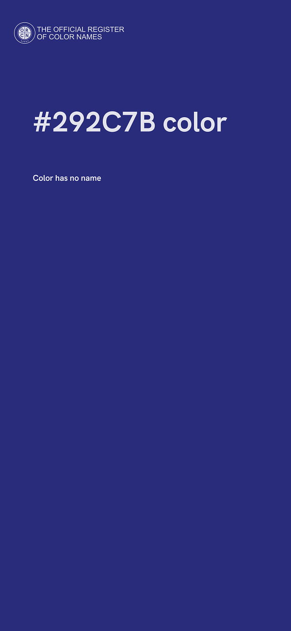#292C7B color image