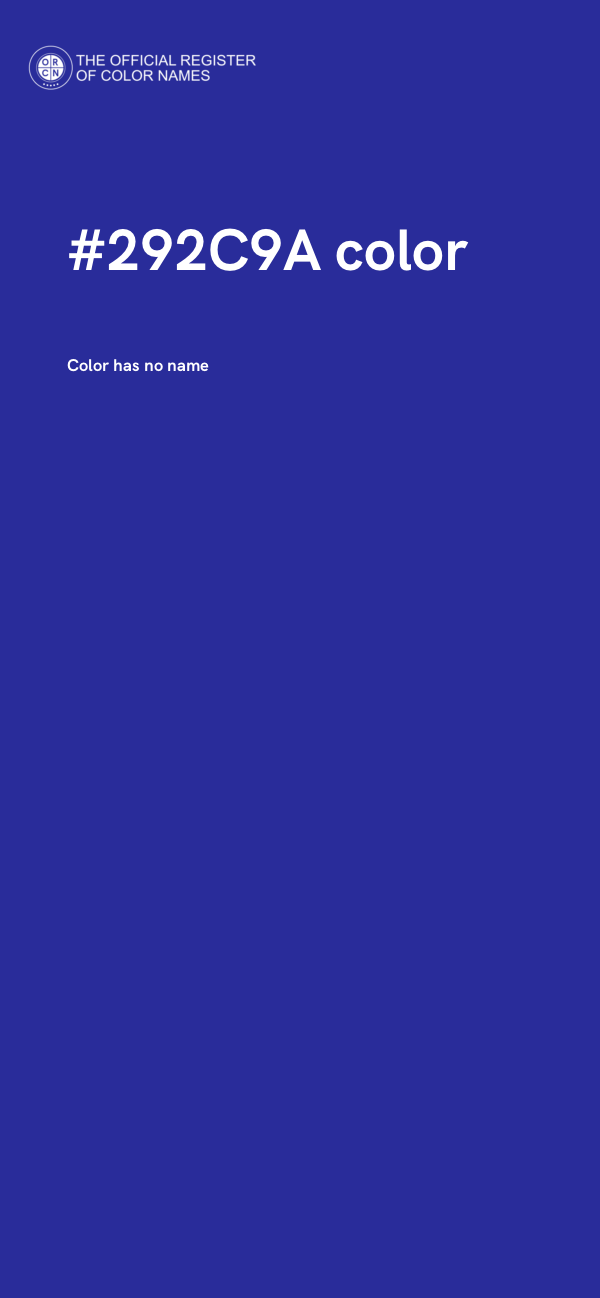 #292C9A color image
