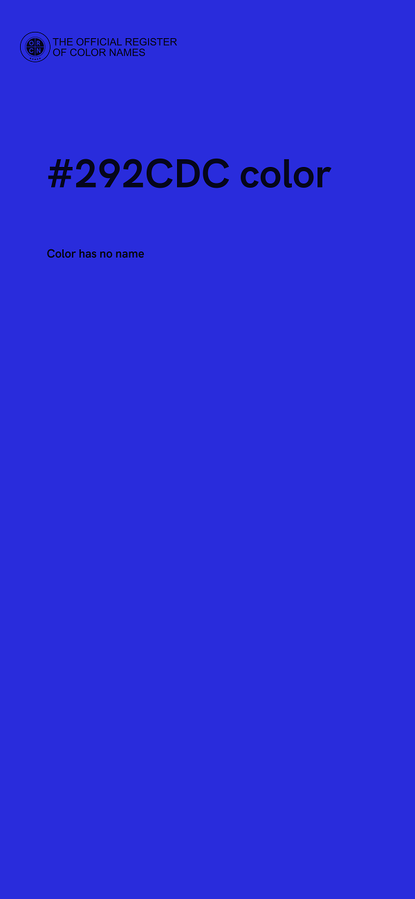 #292CDC color image