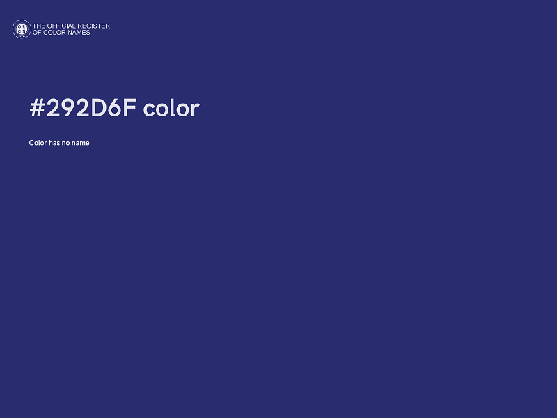 #292D6F color image