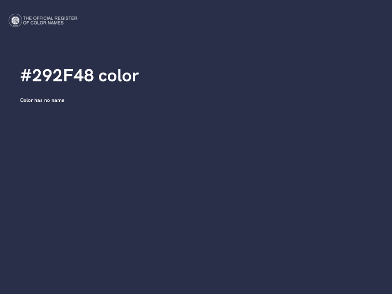 #292F48 color image