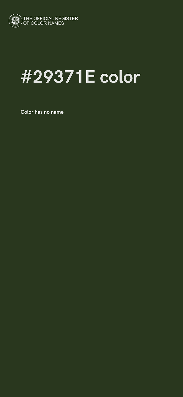 #29371E color image