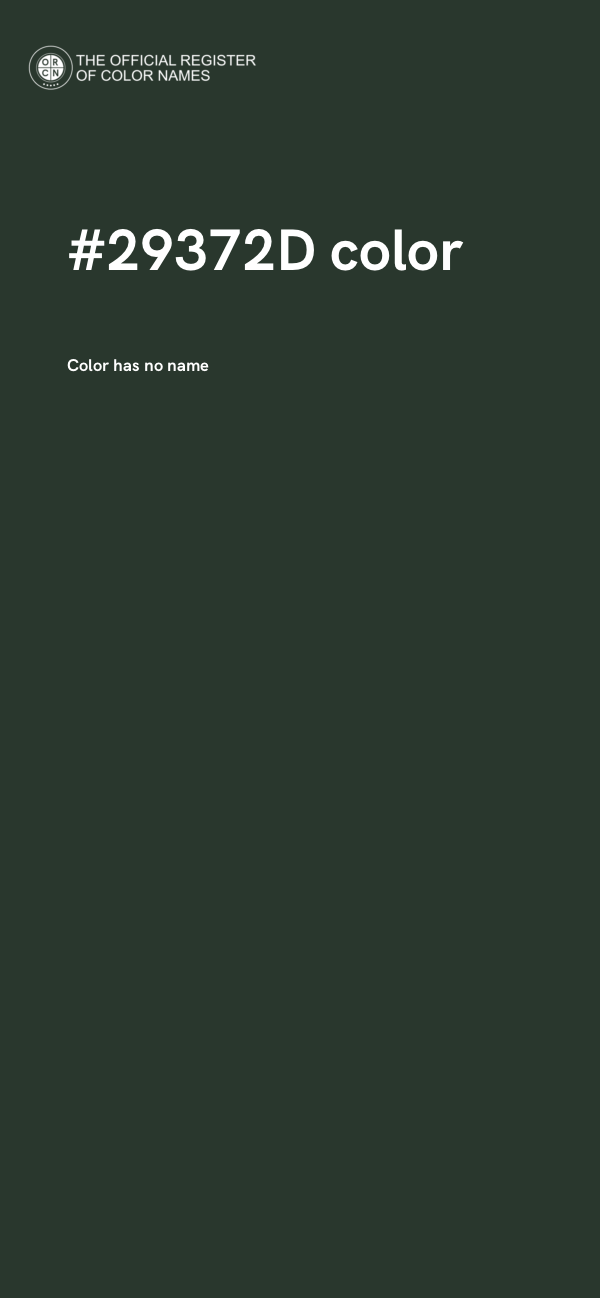 #29372D color image