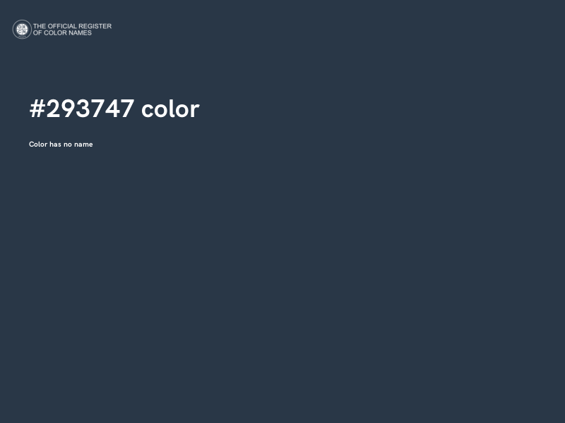 #293747 color image