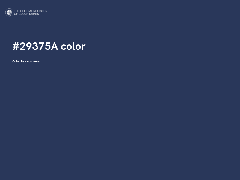 #29375A color image