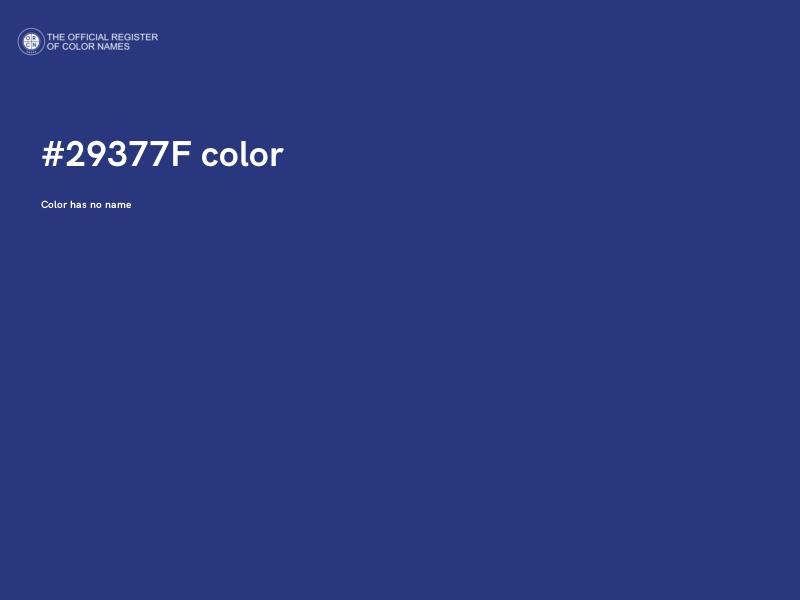 #29377F color image