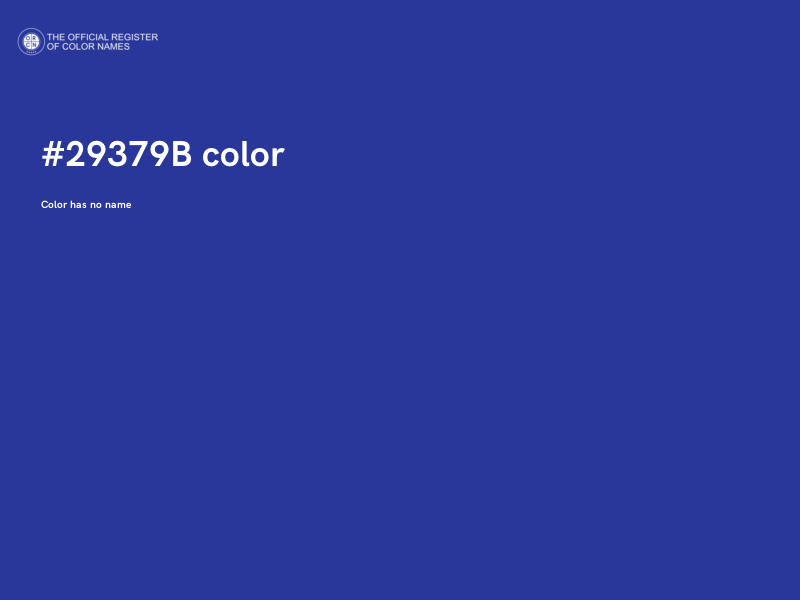 #29379B color image