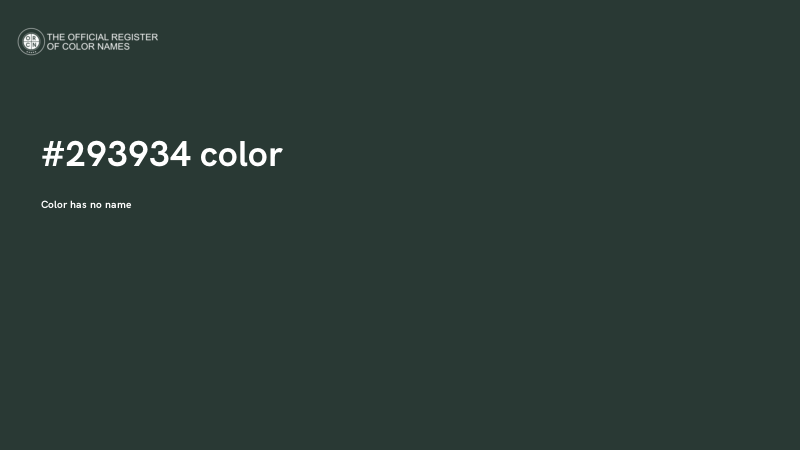 #293934 color image