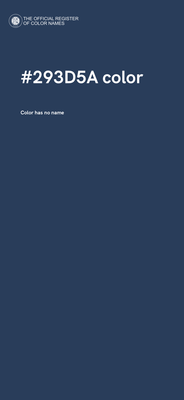 #293D5A color image