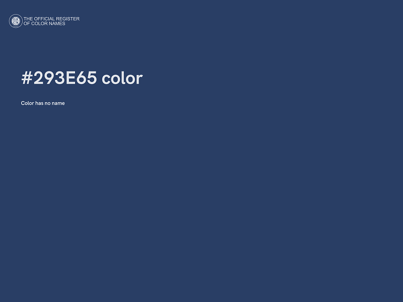 #293E65 color image