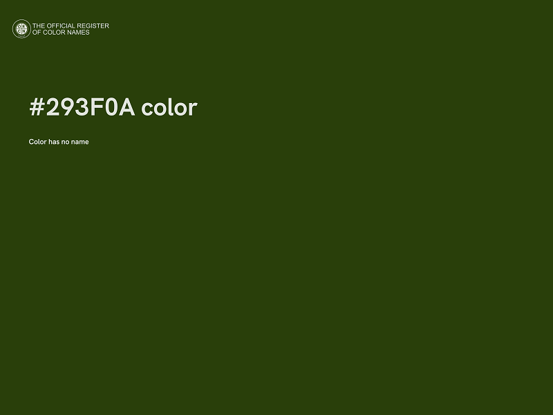 #293F0A color image