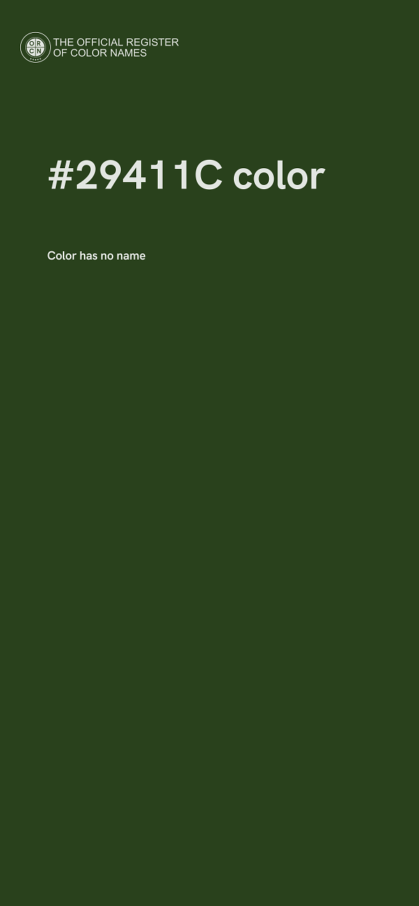#29411C color image