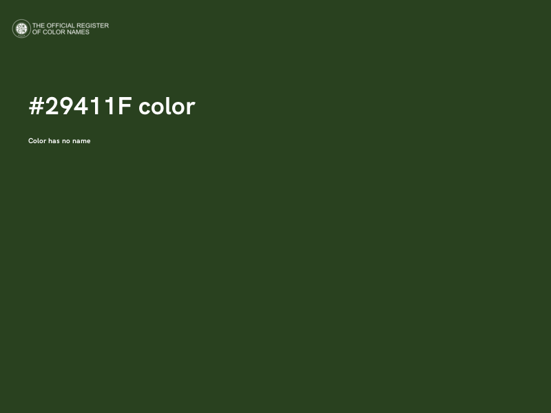 #29411F color image