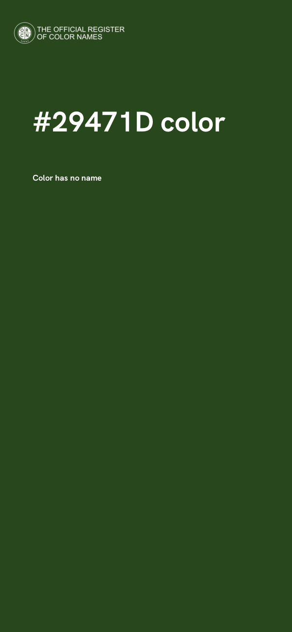 #29471D color image