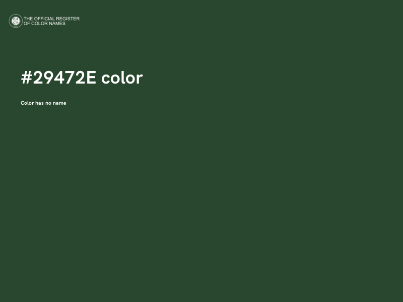 #29472E color image