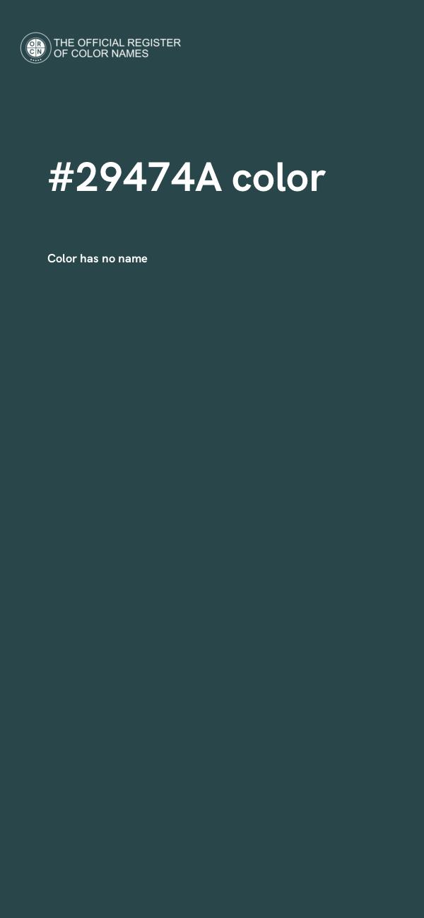 #29474A color image