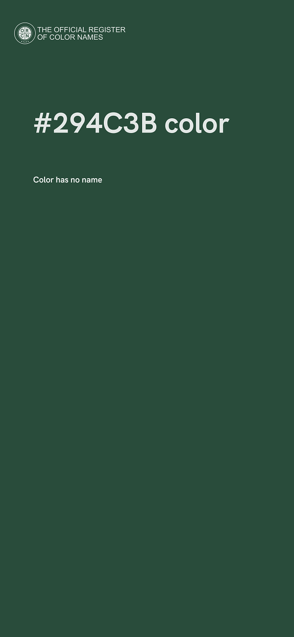 #294C3B color image