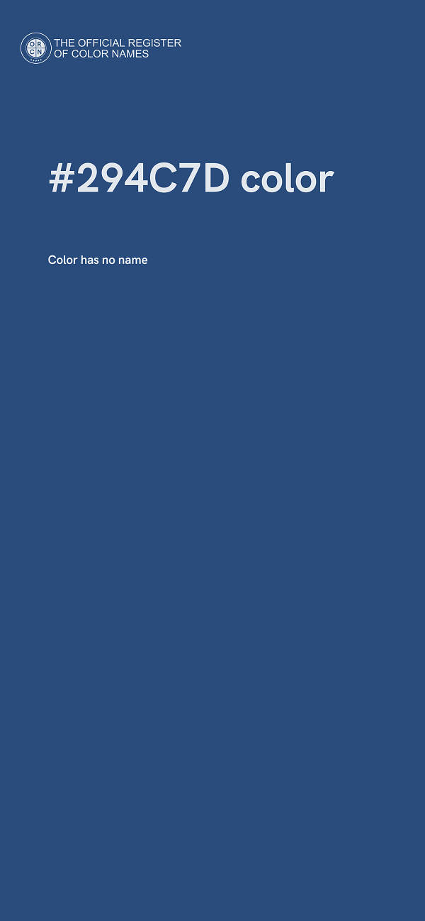 #294C7D color image