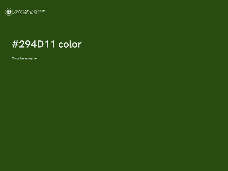 #294D11 color image