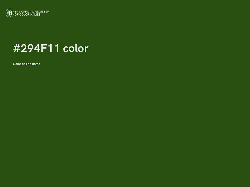 #294F11 color image