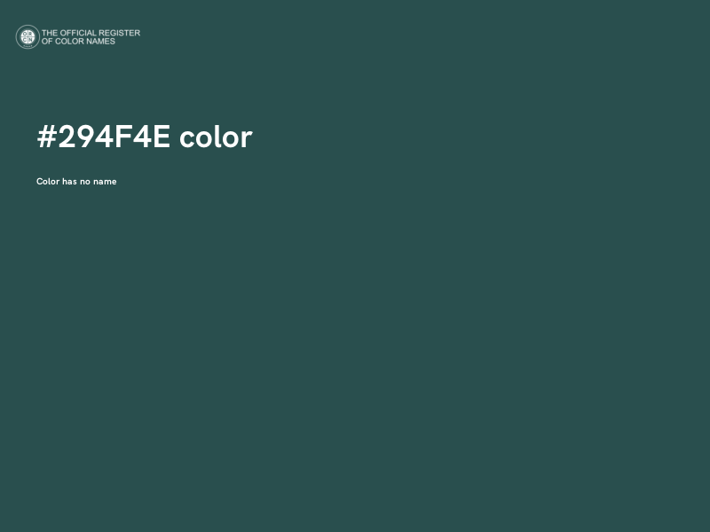 #294F4E color image