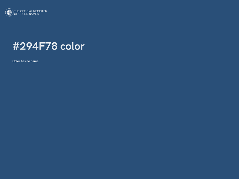 #294F78 color image