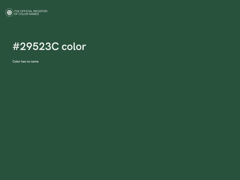#29523C color image