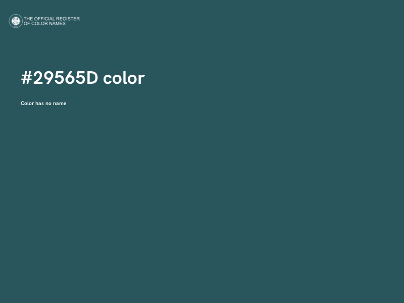 #29565D color image