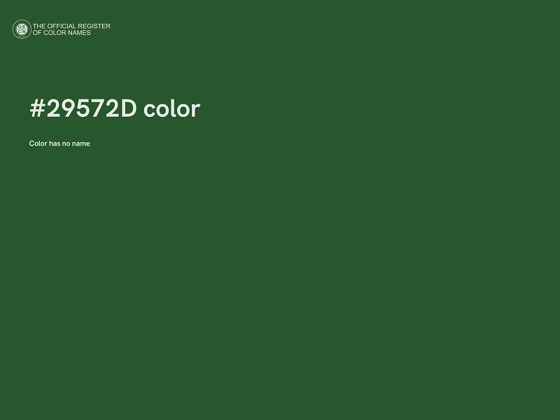 #29572D color image