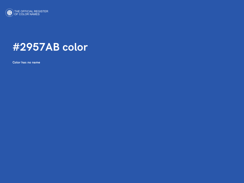 #2957AB color image