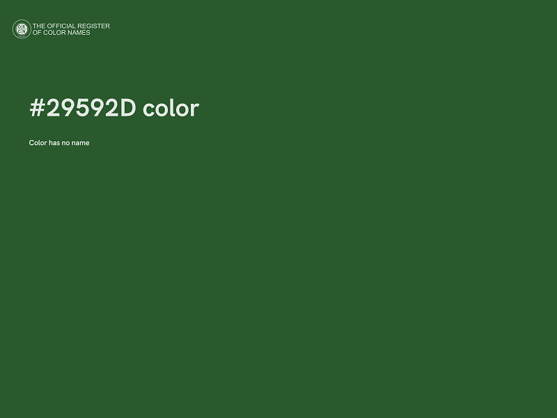 #29592D color image
