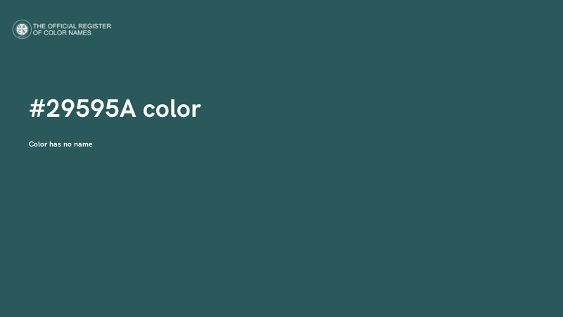 #29595A color image