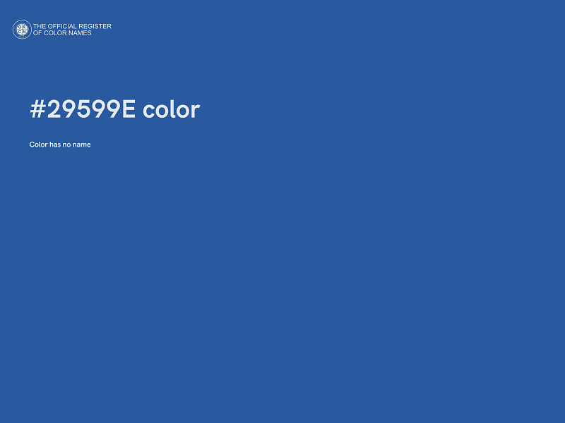 #29599E color image
