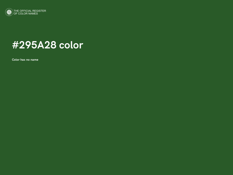 #295A28 color image