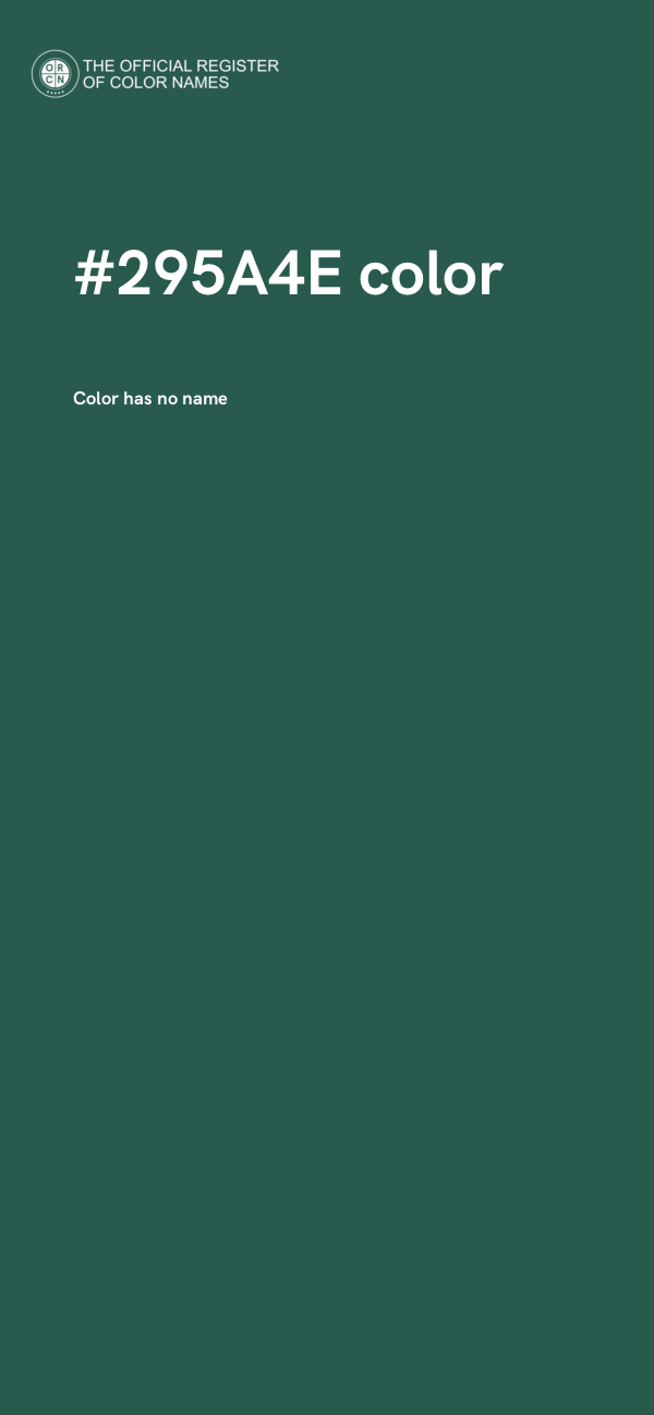 #295A4E color image