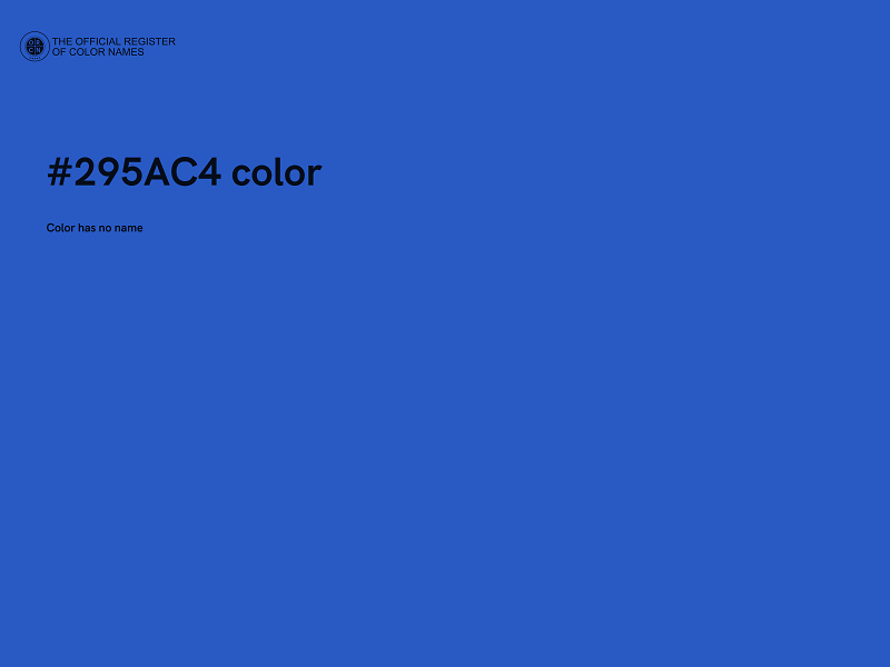 #295AC4 color image