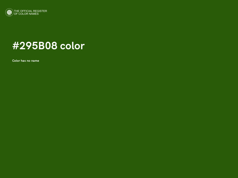 #295B08 color image