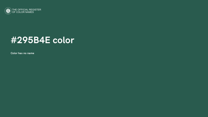 #295B4E color image