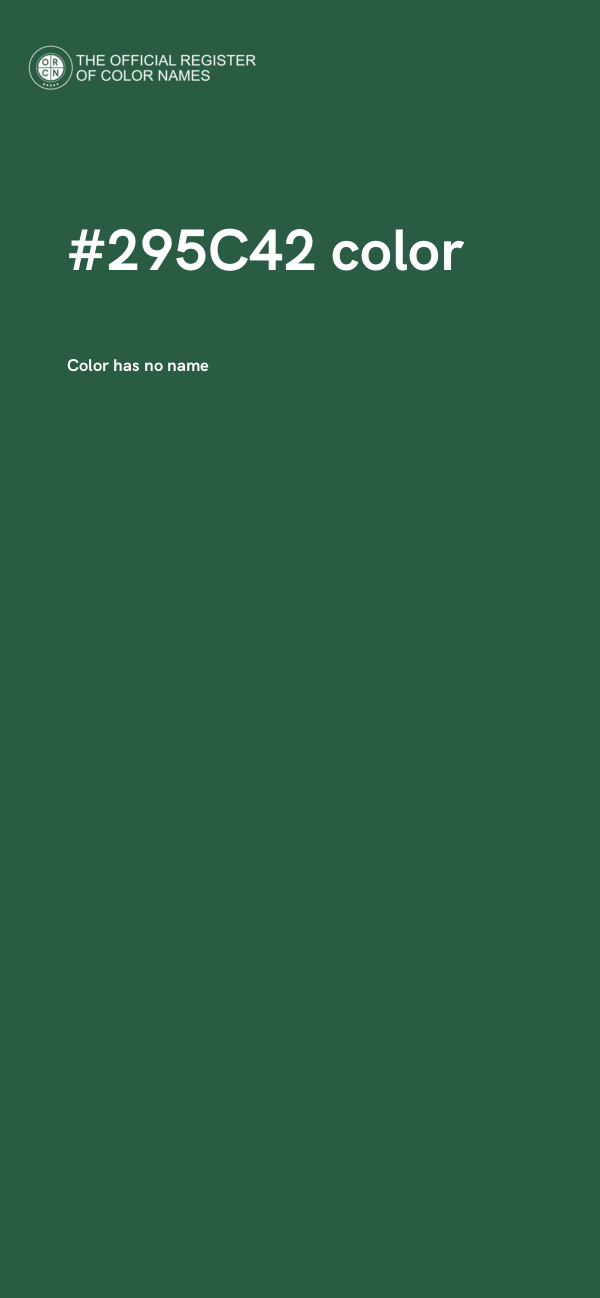 #295C42 color image