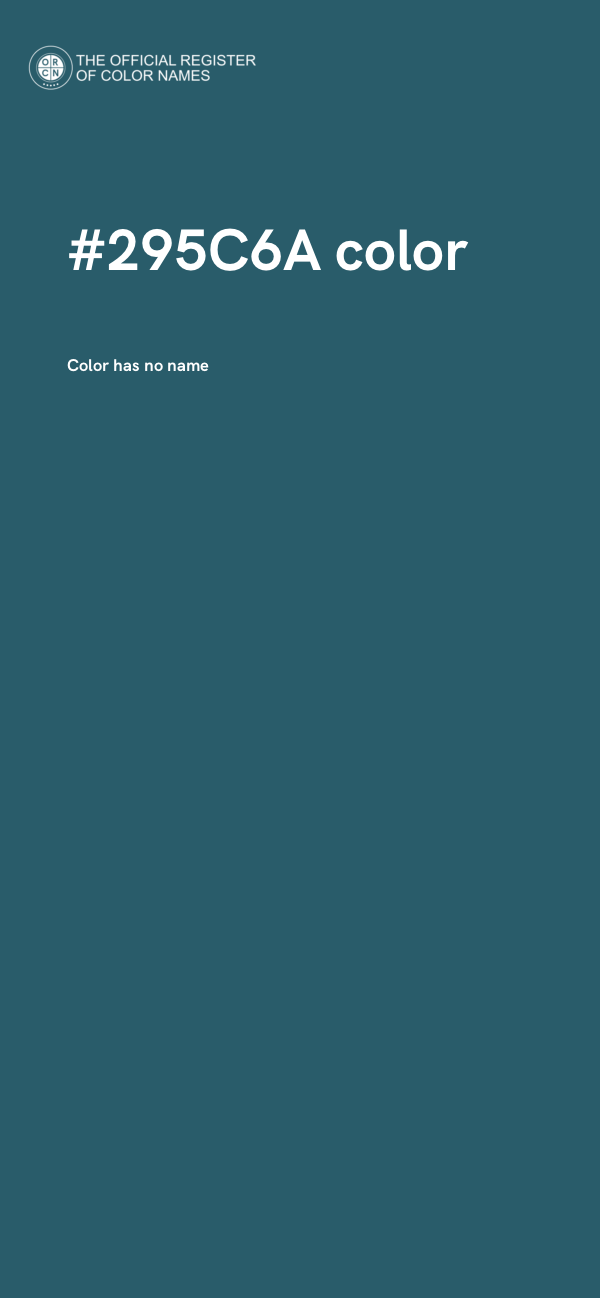 #295C6A color image